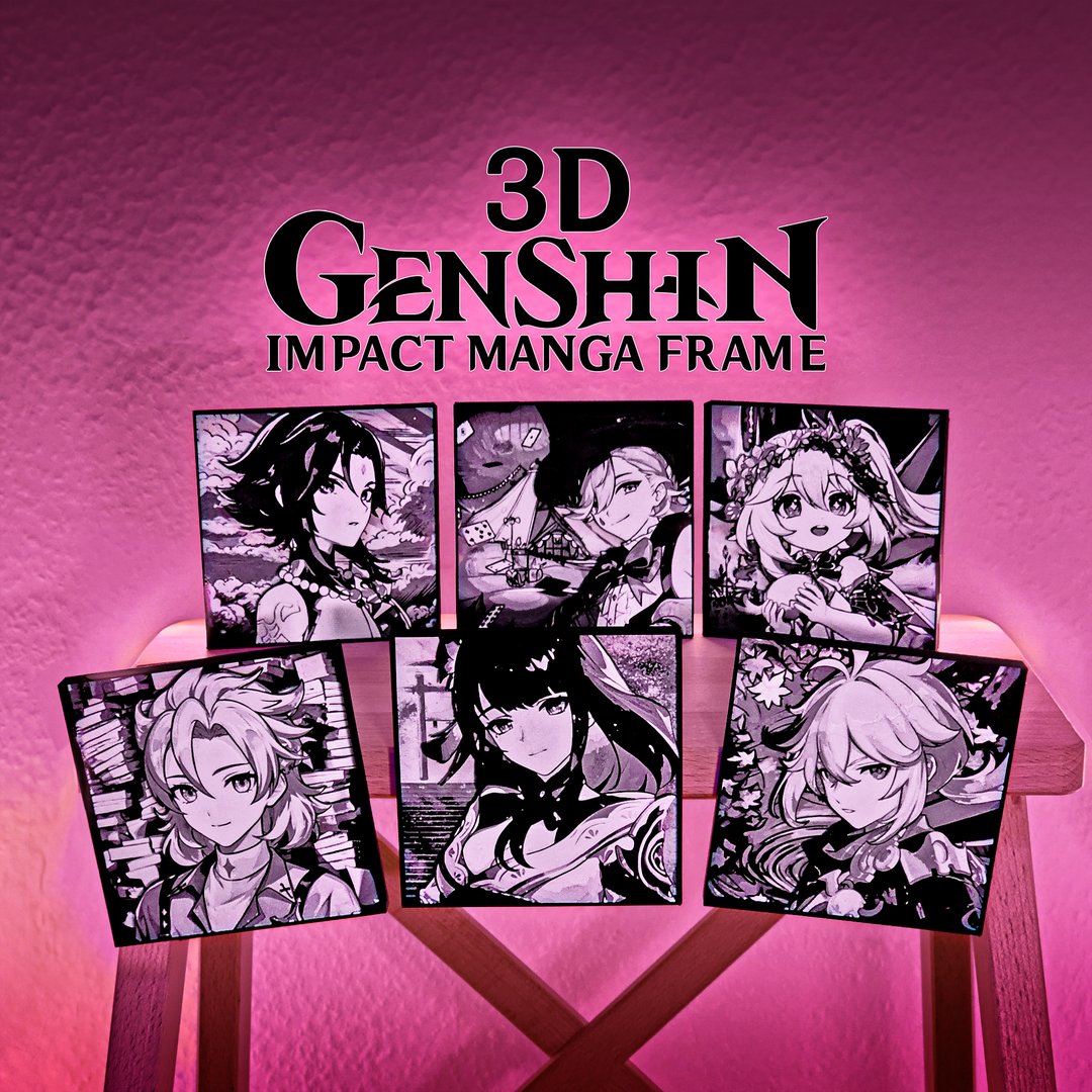 Genshin Impact Manga Frame - Mios Lovely Layers